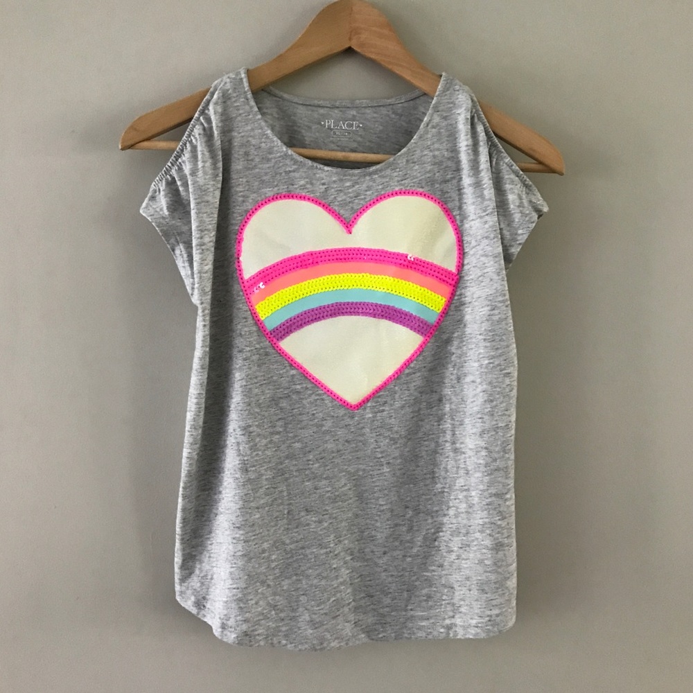Children's Place Girl Cold Shoulder T-Shirt